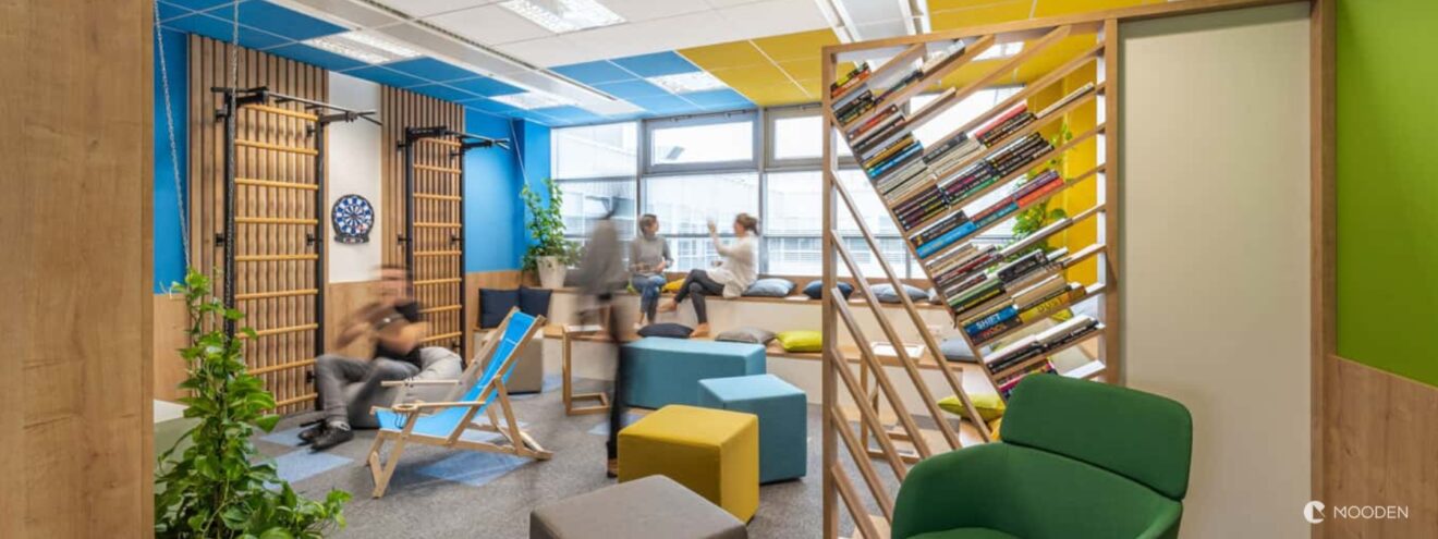 relaxační zony v kanceláři