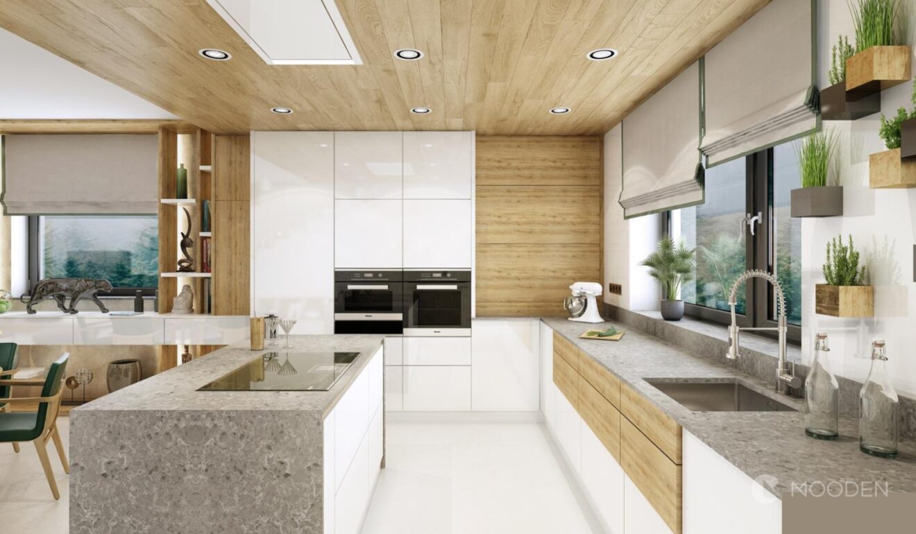 Kuchyně v rodinném domě