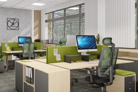 moderní kanceláře ve stylu minimalismu