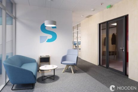 moderní kanceláře ve stylu minimalismu