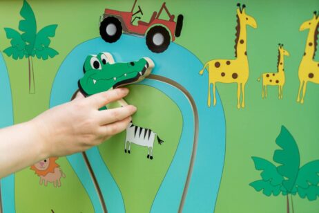 dětský koutek v čekárně u lékaře