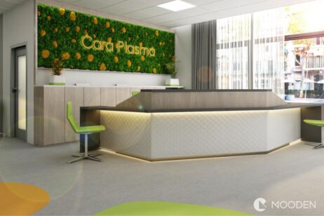 interiér lékařské ordinace