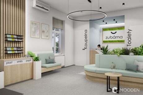 interiér lékařské ordinace