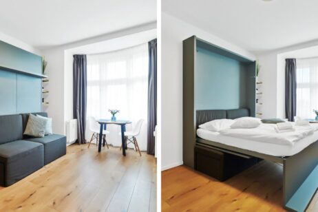 Sklápěcí postel v malém bytě nebo garsonce