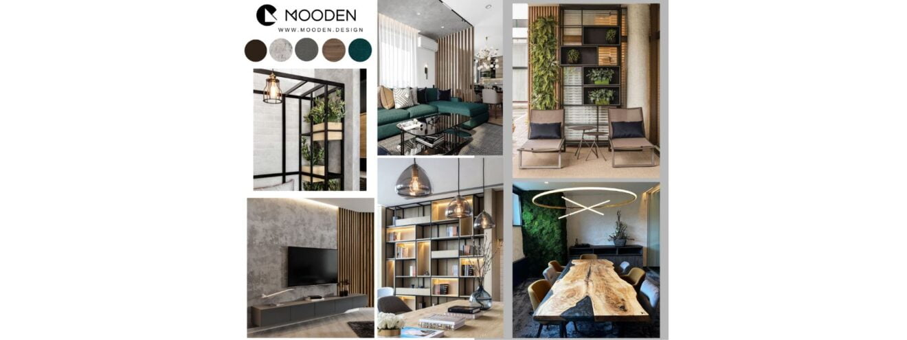 moodboard interiér