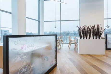 redesign foodcourt interiér