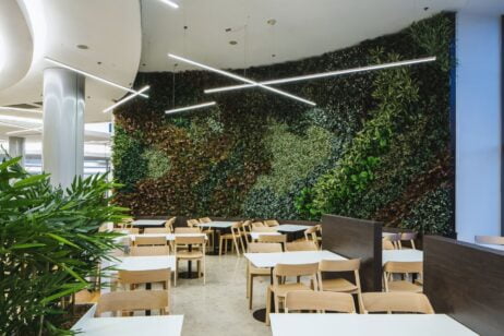 redesign foodcourt interiér