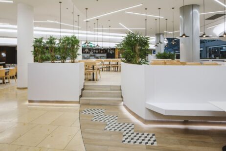 redesign foodcourt interiér