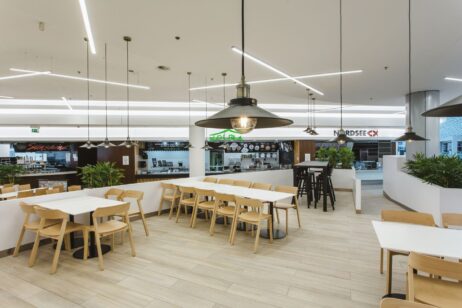 redesign foodcourt interiér