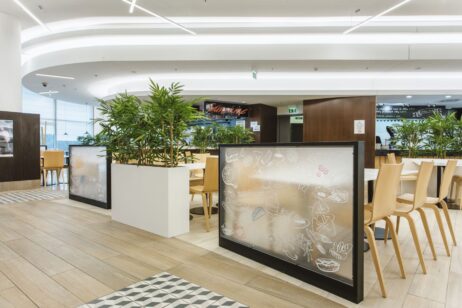 redesign foodcourt interiér