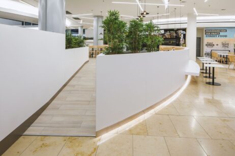 redesign foodcourt interiér