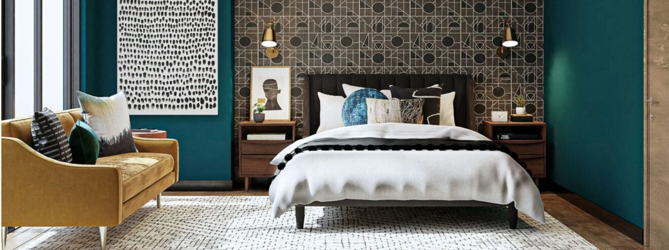 Interiér hotelového pokoje, inspirace, foto Materasso