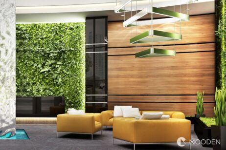 Hotelová lobby, inspirace, design