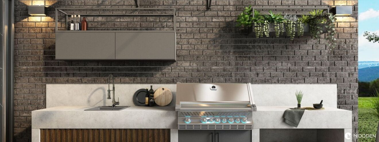 venkovní kuchyně - inspirace terasa