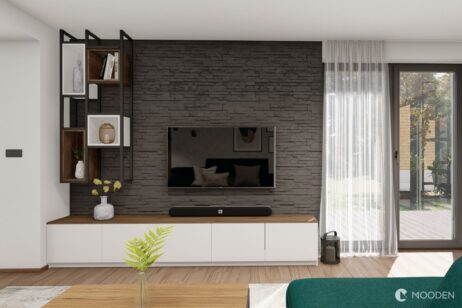 televize v interiéru - inspirace