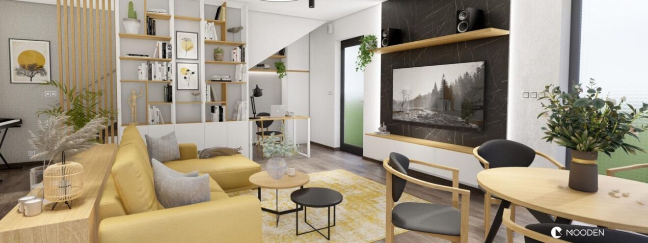 televize v interiéru - inspirace