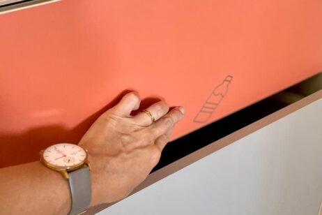 třídění odpadu v kanceláři - koše a sortery