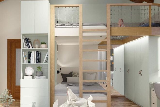 Patrová postel - inspirace pro dětský pokoj