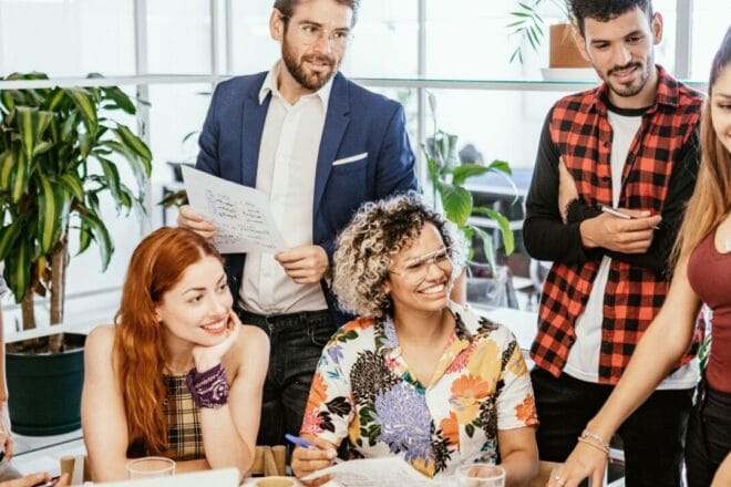 mileniálové v kanceláři