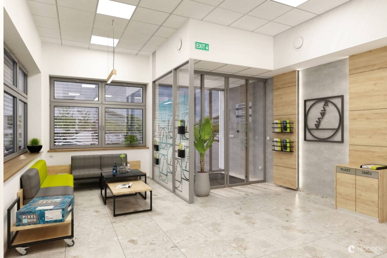 Firemni lobby - kancelare inspirace