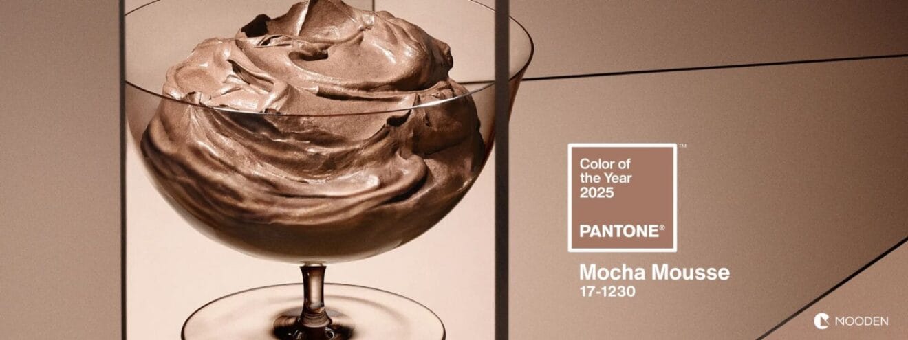 barva roku 2025 mocha mousse