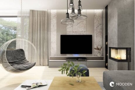 obývací stěna inspirace