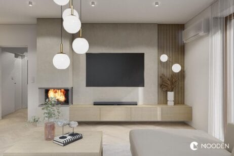 obývací stěna inspirace