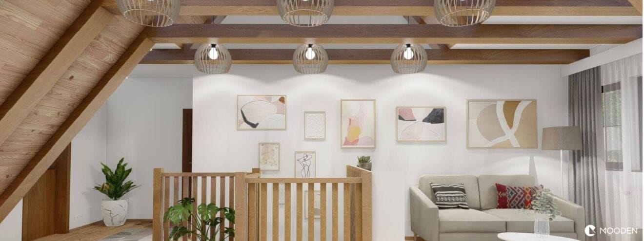 Podkrovní byt - interiér